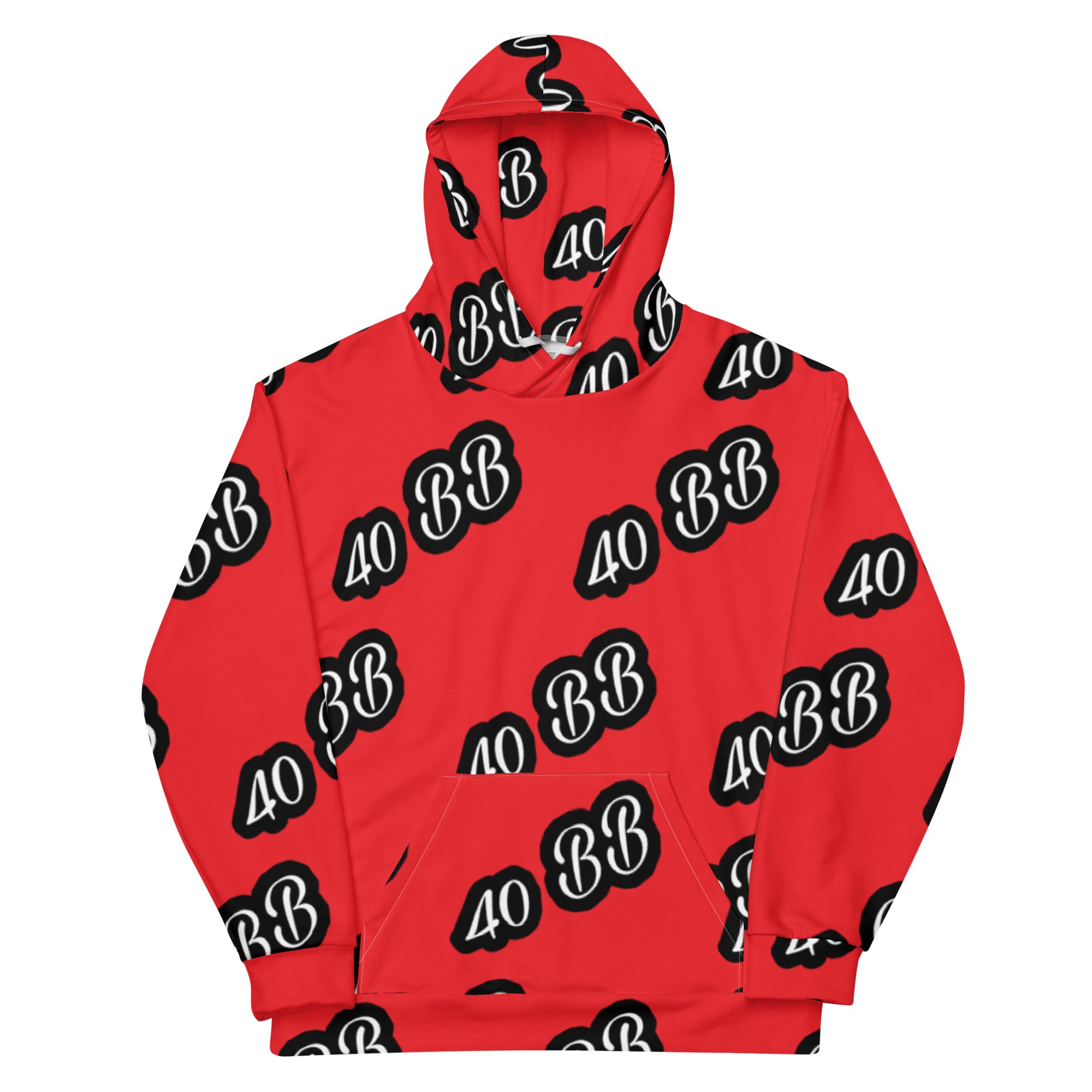 40 bb all over Unisex Hoodie