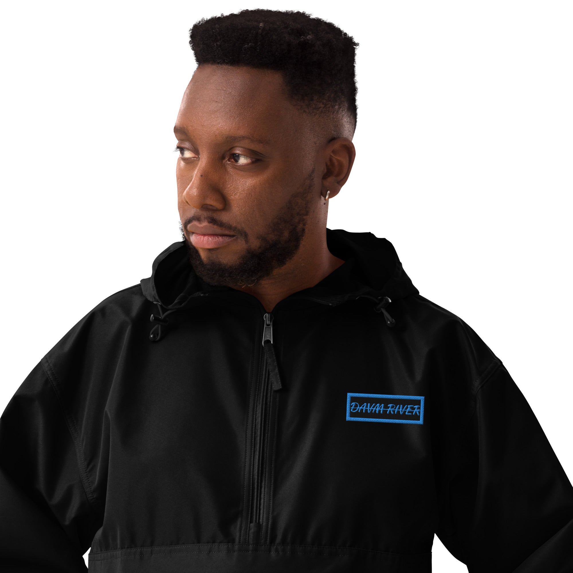 DAVM Embroidered Champion Packable Jacket