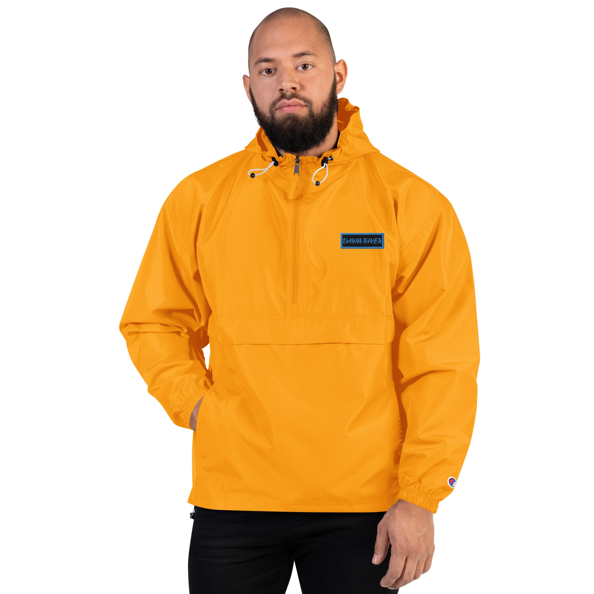 DAVM Embroidered Champion Packable Jacket