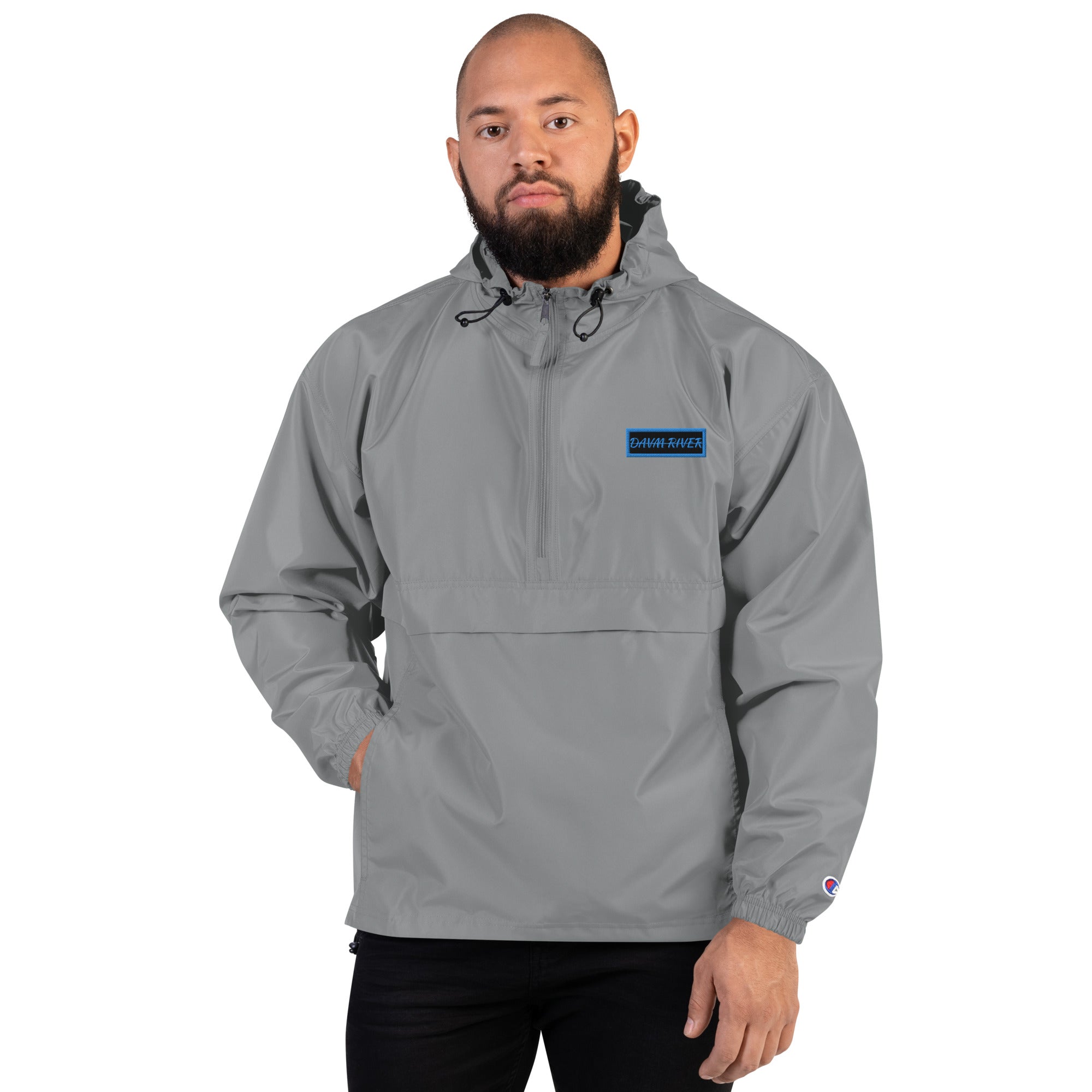 DAVM Embroidered Champion Packable Jacket