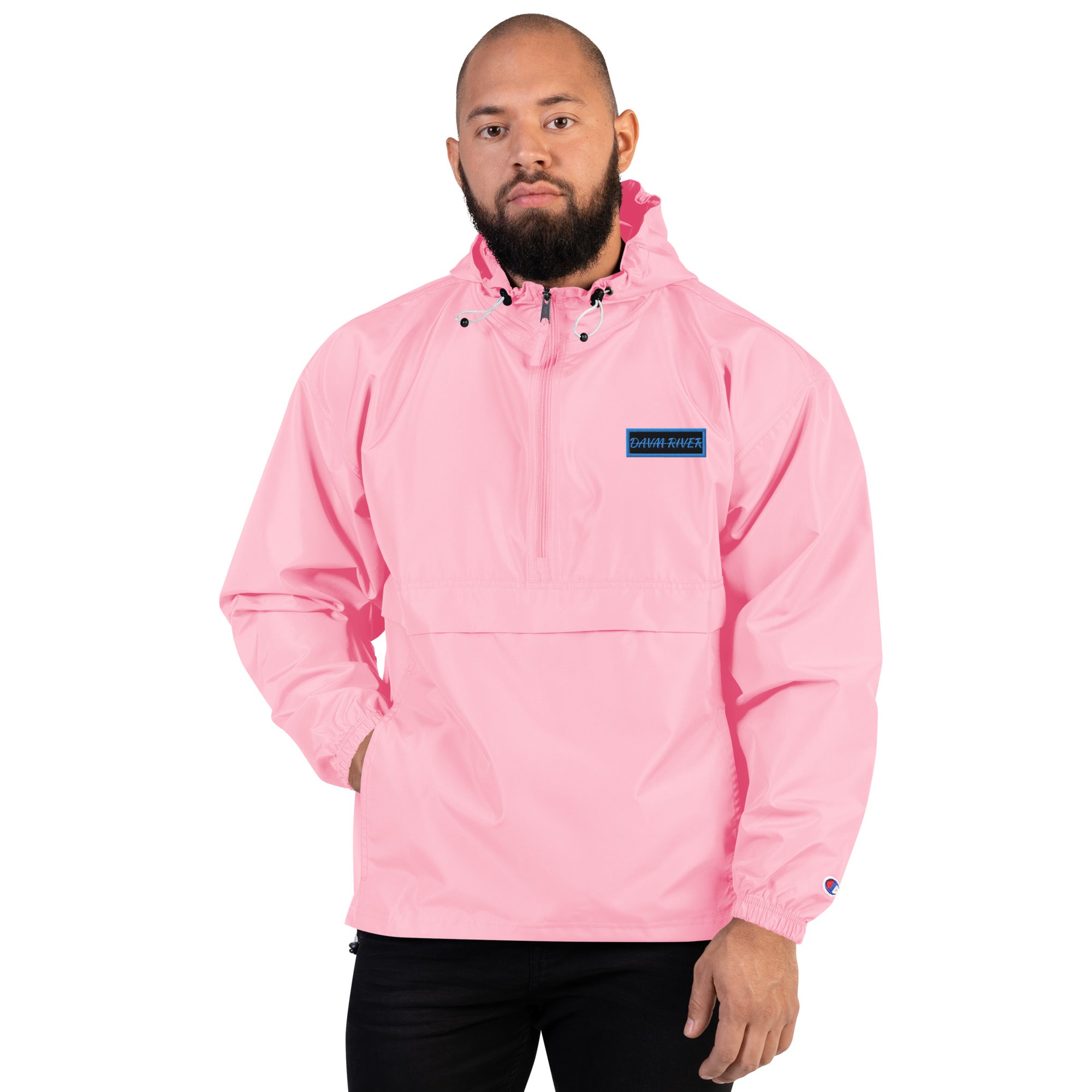 DAVM Embroidered Champion Packable Jacket
