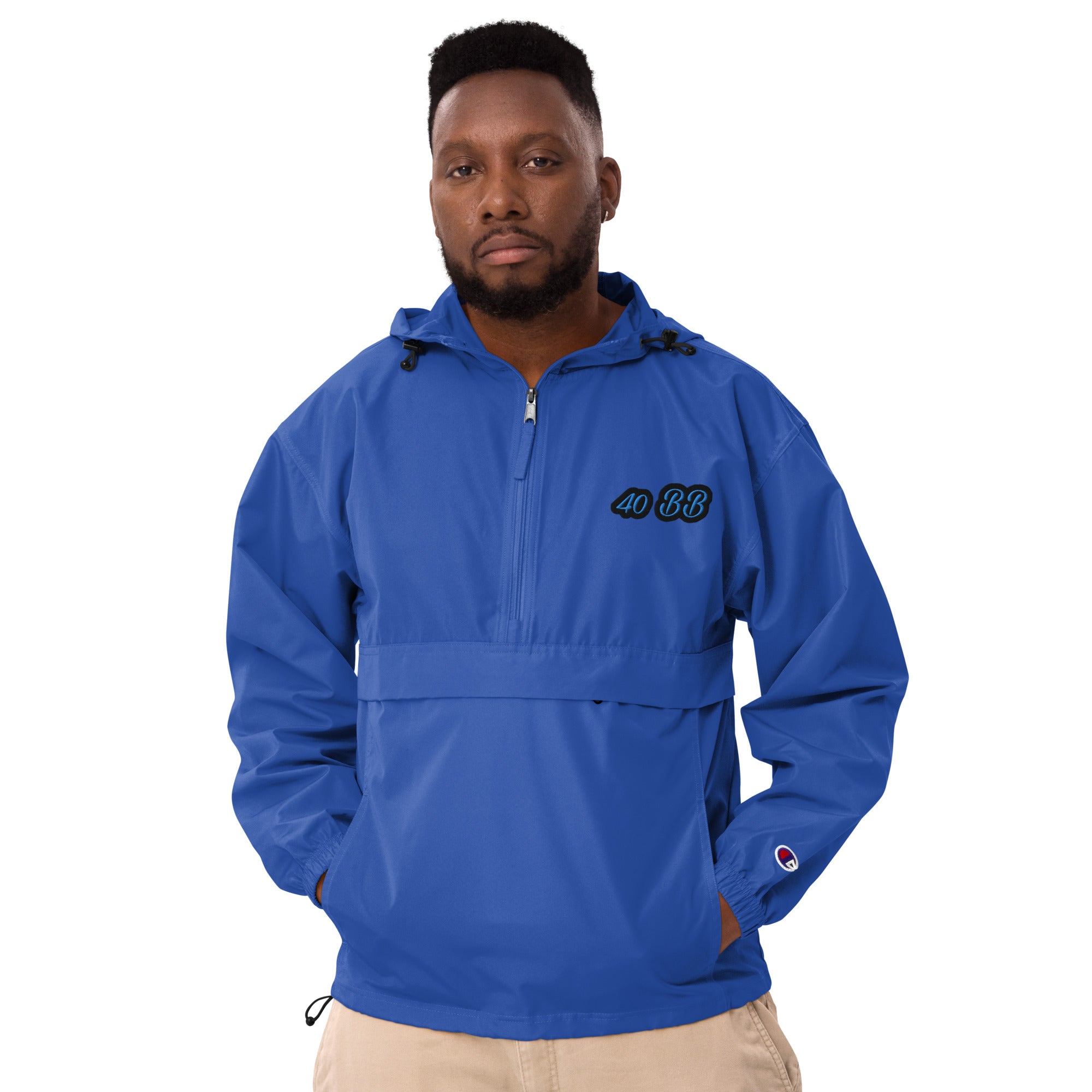 40 BB Embroidered Champion Packable Jacket