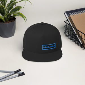 Davm River BOX Logo Flat Bill Cap