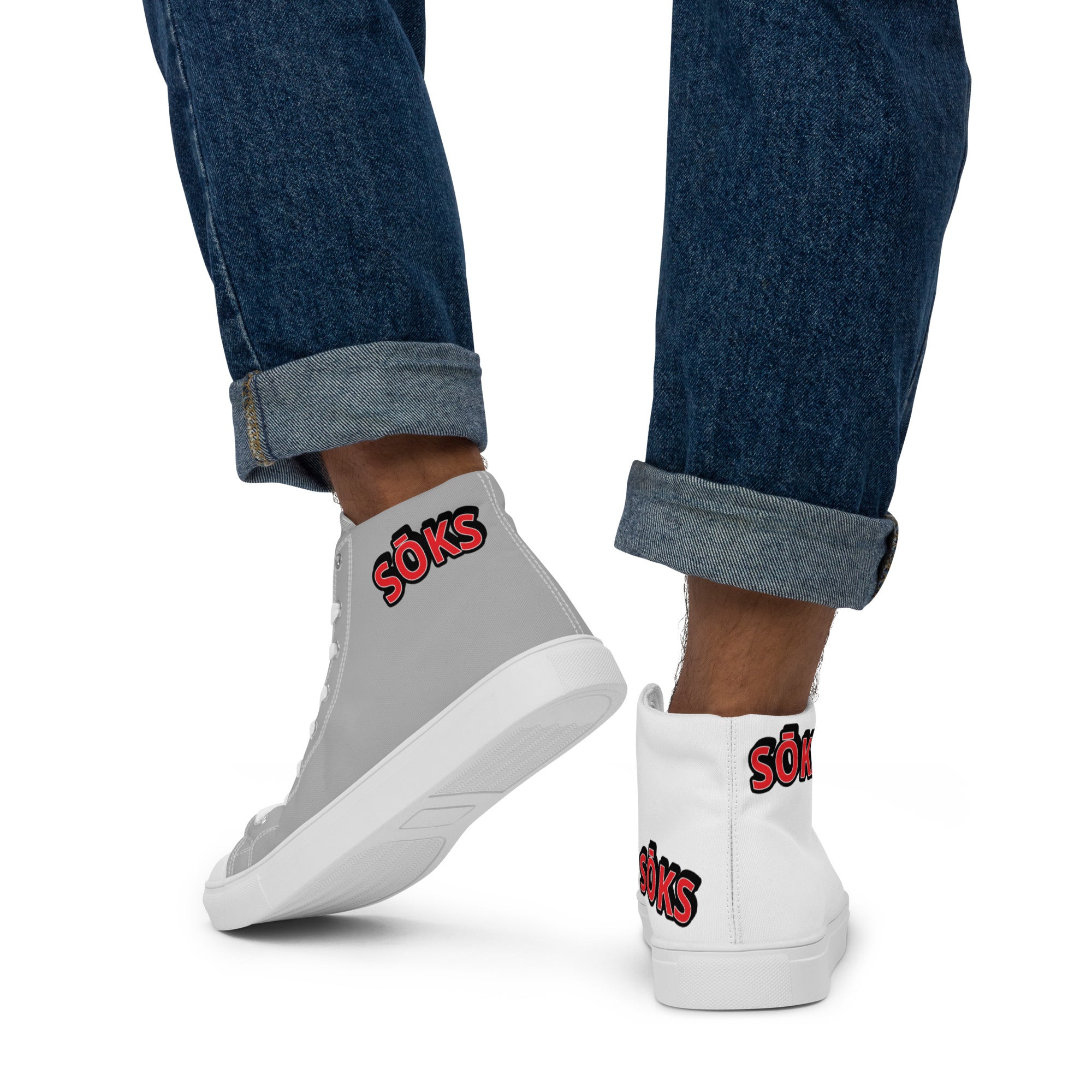 SŌKS Men’s high top canvas shoes