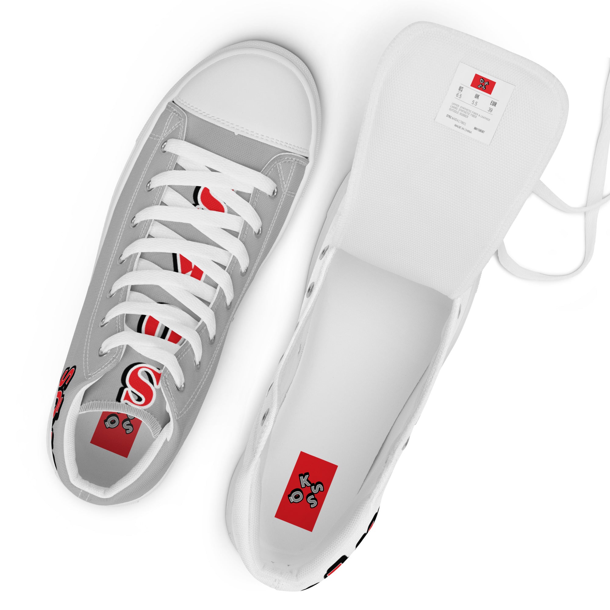 SŌKS Men’s high top canvas shoes