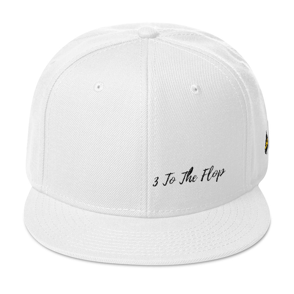 3 To The Flop Snapback Hat