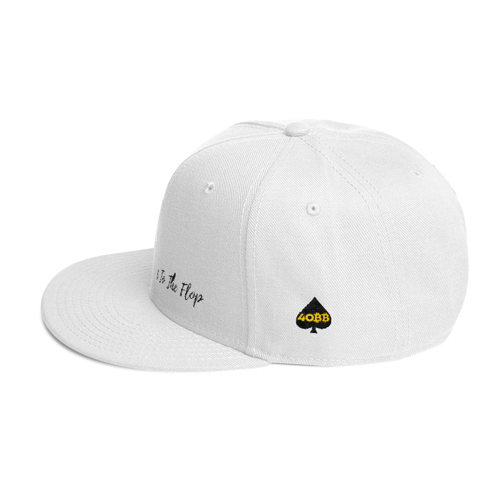 3 To The Flop Snapback Hat