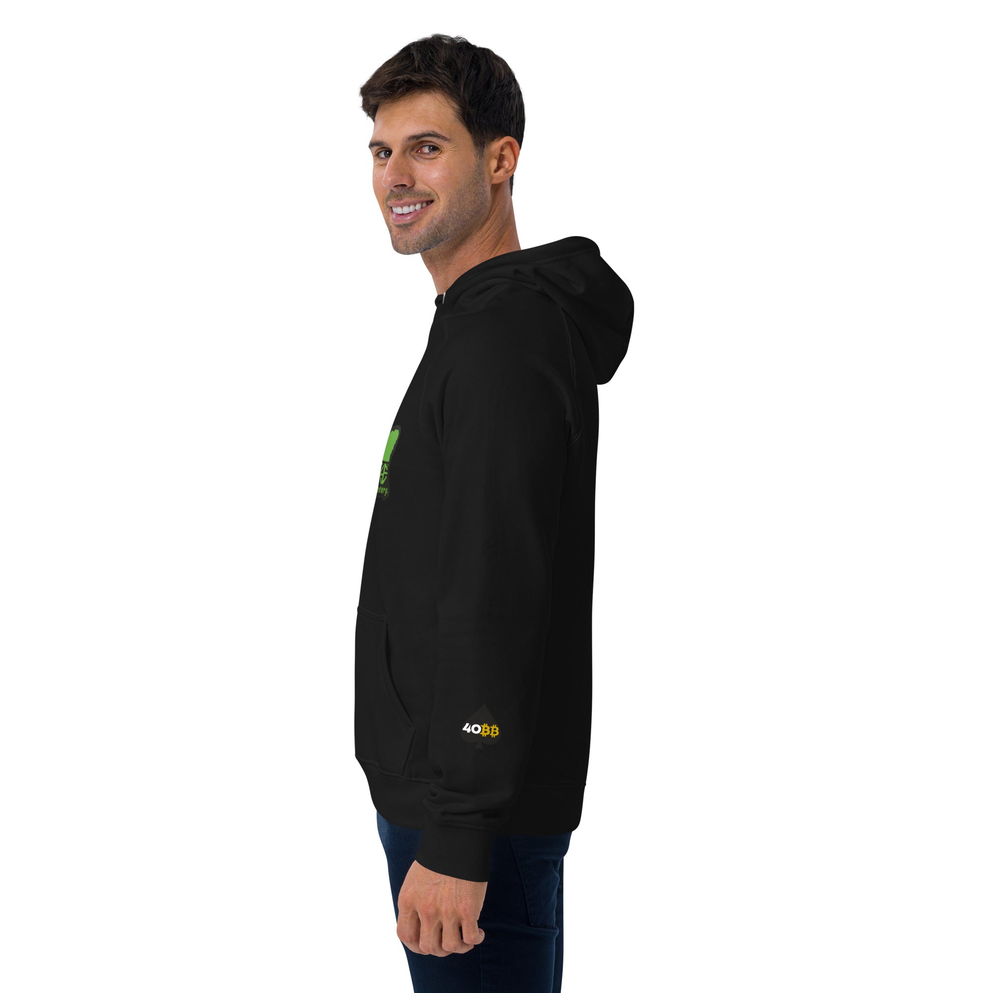 Trails Unisex eco raglan hoodie