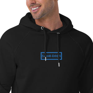 Davm River Blue Box Logo Unisex eco raglan hoodie