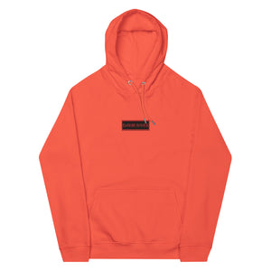 Davm Box Logo Red Unisex eco raglan hoodie