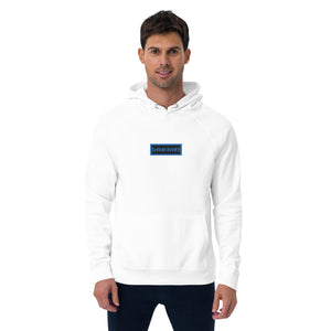 Davm Box BLUE Unisex eco raglan hoodie