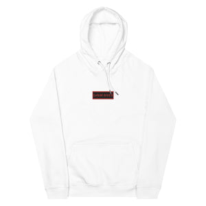 Davm Box Logo Red Unisex eco raglan hoodie