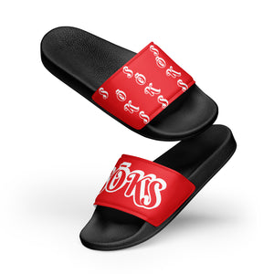 SŌKS RED/WHITE Women's slides