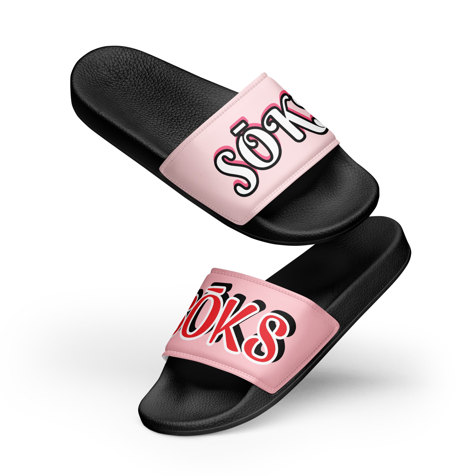 SŌKS Pink Women's slides